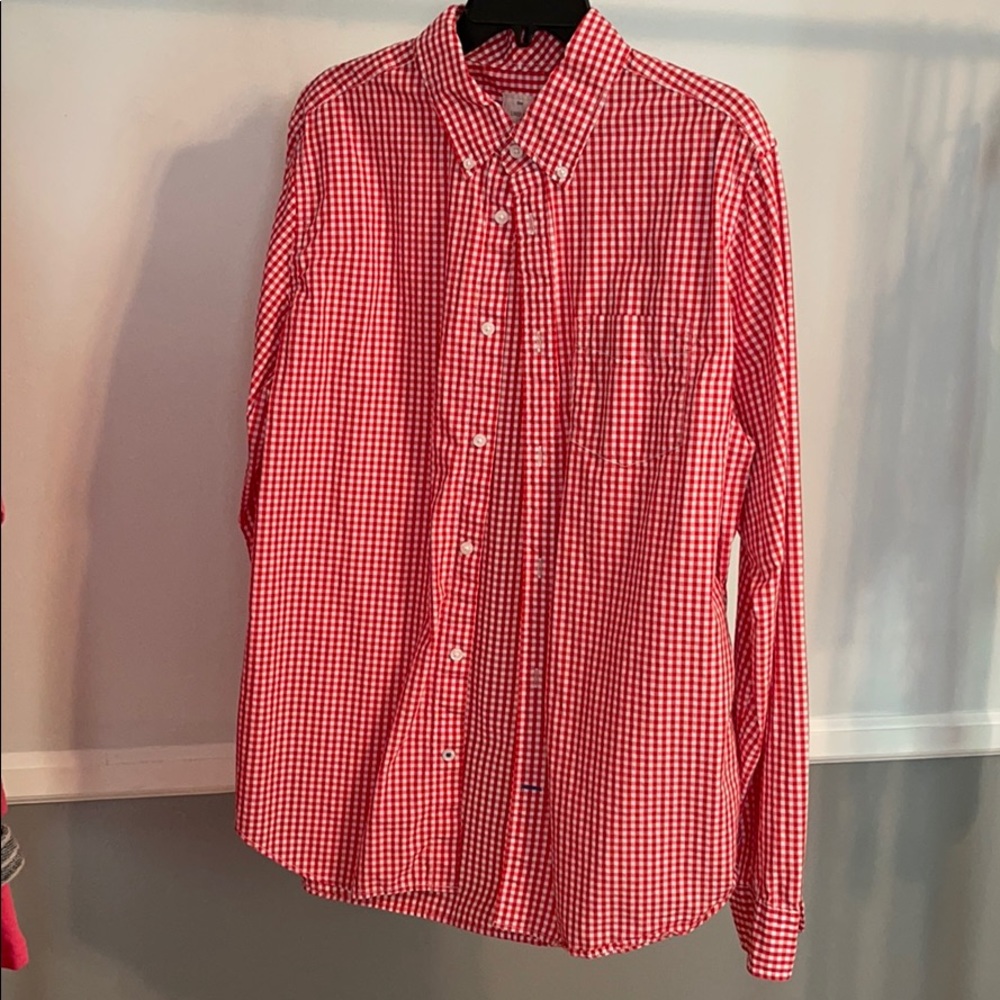 Gap Red Checkd Button Down